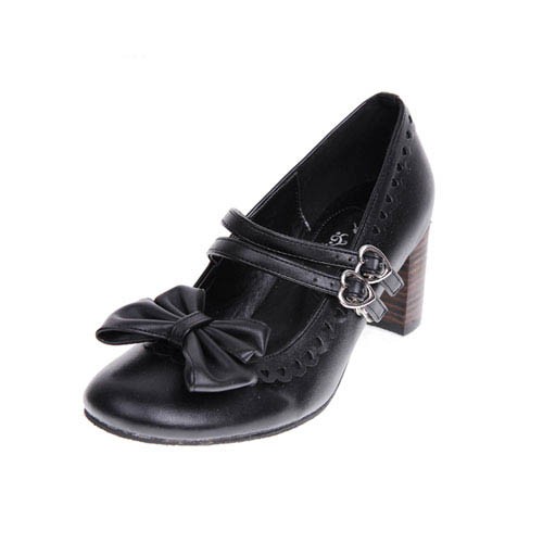 image_black_2.5_heel_high_beautiful_synthetic_leather_point_toe_bow_platform_girls_lolita_shoes01