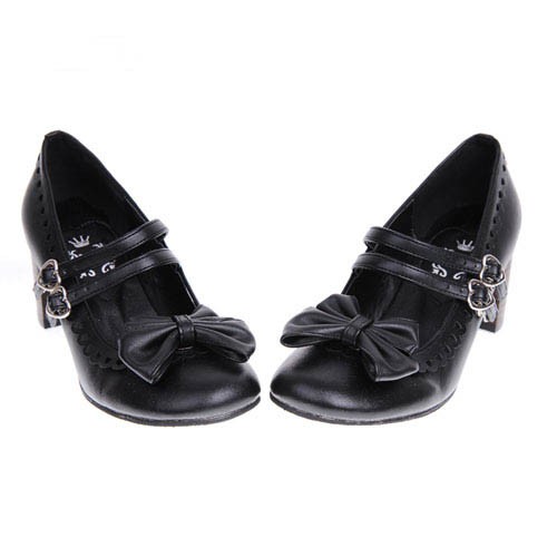 image_black_2.5_heel_high_beautiful_synthetic_leather_point_toe_bow_platform_girls_lolita_shoes03