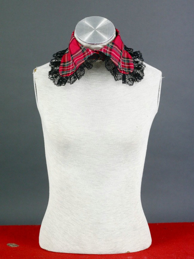 image_red_and_black_long_sleeves_cotton_sweet_lolita_dress05