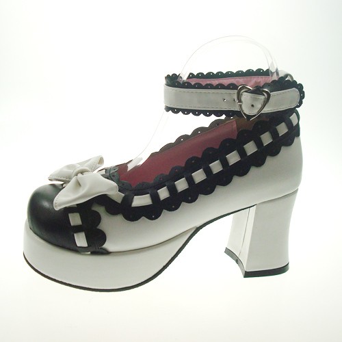 image_white_black_2.9_heel_high_cute_synthetic_leather_round_toe_bowknot_platform_girls_lolita_shoes02