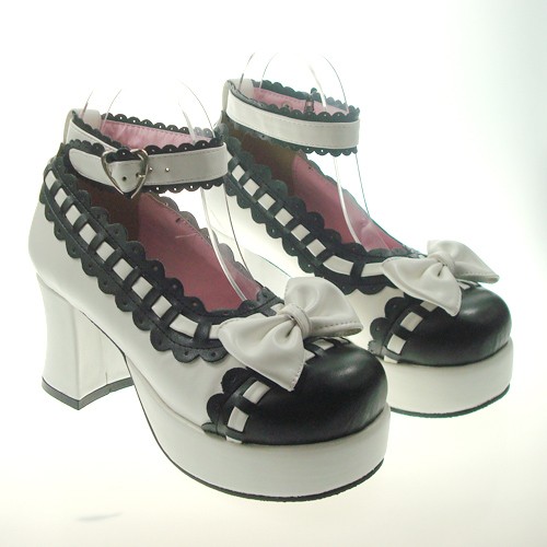image_white_black_2.9_heel_high_cute_synthetic_leather_round_toe_bowknot_platform_girls_lolita_shoes05