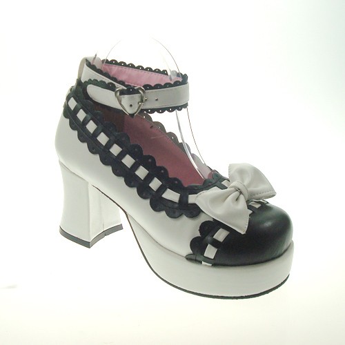 image_white_black_2.9_heel_high_cute_synthetic_leather_round_toe_bowknot_platform_girls_lolita_shoes08